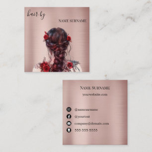 Rendez-vous Carte de visite de salon de coiffure