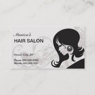 Rendez-vous Carte de visite de salon de coiffure - choisissez
