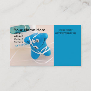 Rendez-vous Carte de visite heureux de dent