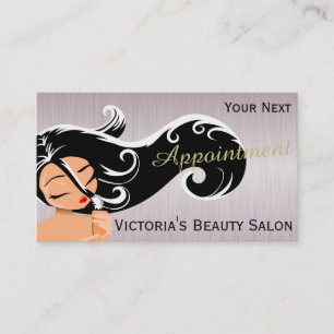 Rendez-vous de coiffeur de femme