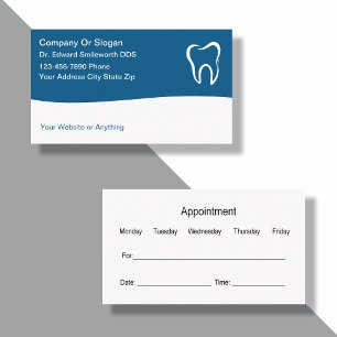 Rendez-vous des dentistes Cartes de visite