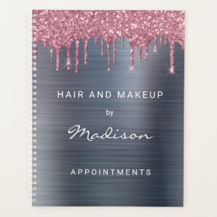 Rendez-vous en argent stylish Pink Glitter Drip