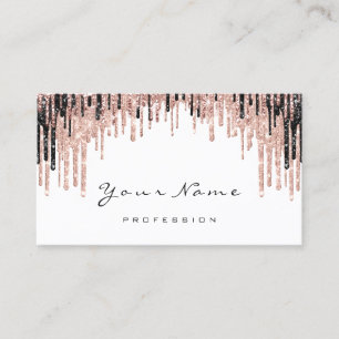 Rendez-vous Maquillage Artiste Rose blanc VIP Wax Carte de ren