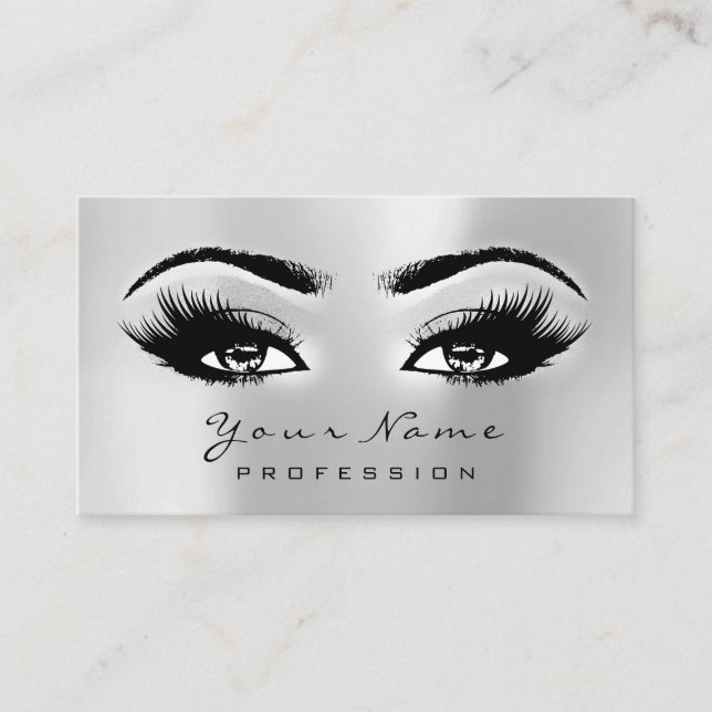 Rendez-vous Maquillage Eyebrow Lashes Next Carte de rendez-vou (Devant)