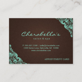 Rendez-vous Menthe de brun de toile de spa de carte de
