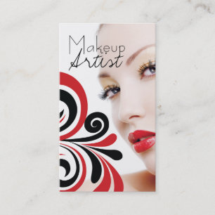 Rendez-vous Modèle de carte de visite de maquilleur