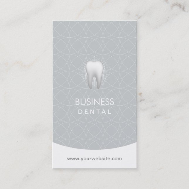 Rendez-vous moderne de soins dentaires de dentiste (Devant)