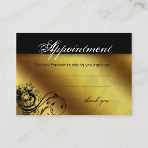 Rendez-vous Papillon floral d'or de spa de carte de