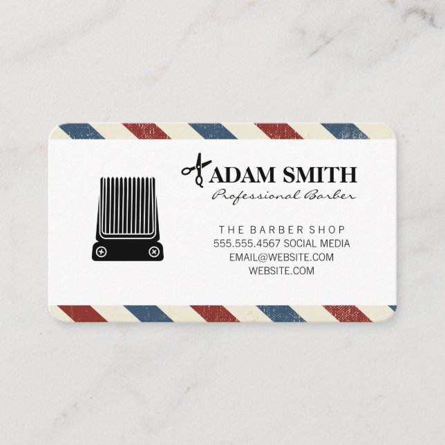 Rendez-vous professionnel en barbier (Devant)