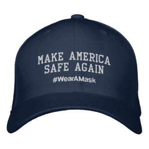Rendre l'Amérique sûre  #WearAMask Casquette