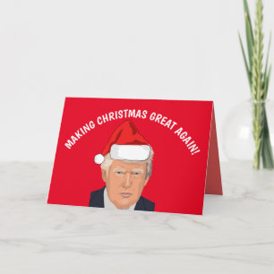 RENDRE NOËL GRAND À NOUVEAU LES CARTES DONALD TRUM