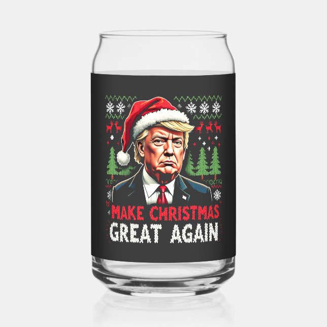 Rendre Noël super à nouveau moche Noël Sweat Trump (Recto)