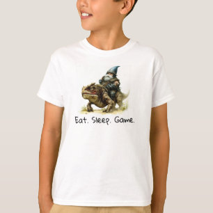 Rendu 3D d'un T-shirt guerrier sans peur