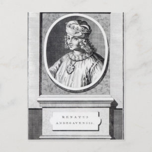 Rene d' Anjou, King of Naples Postcard