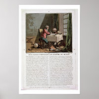 Rene Descartes (1596-1650) writing his world syste
