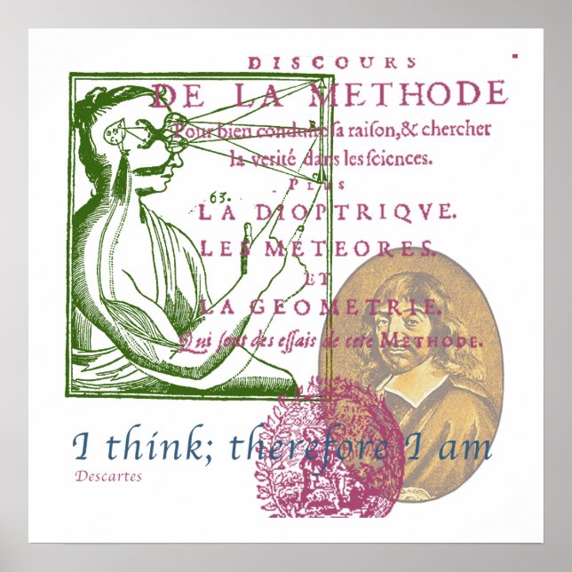 Rene Descartes poster (Front)