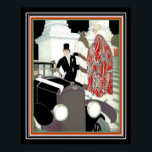 Rene Vincent Art Deco Print  "Automobilia" 16 x 20<br><div class="desc">René Vincent,  Cover art for Automobilia,  July 1922</div>