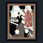 Rene Vincent Art Deco Print  "Automobilia" 16 x 20<br><div class="desc">René Vincent,  Cover art for Automobilia,  July 1922</div>