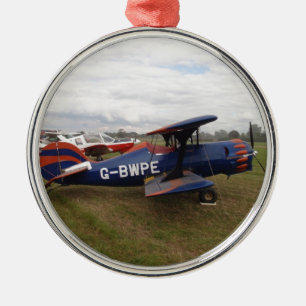 Renegade Biplane Metal Ornament