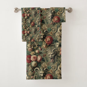 🩸 Renegade Harvest – Gothic Victorian Bath Towel Set