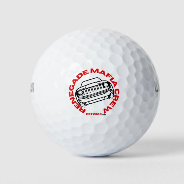 Renegade Mafia Crew Golf Ball (Front)