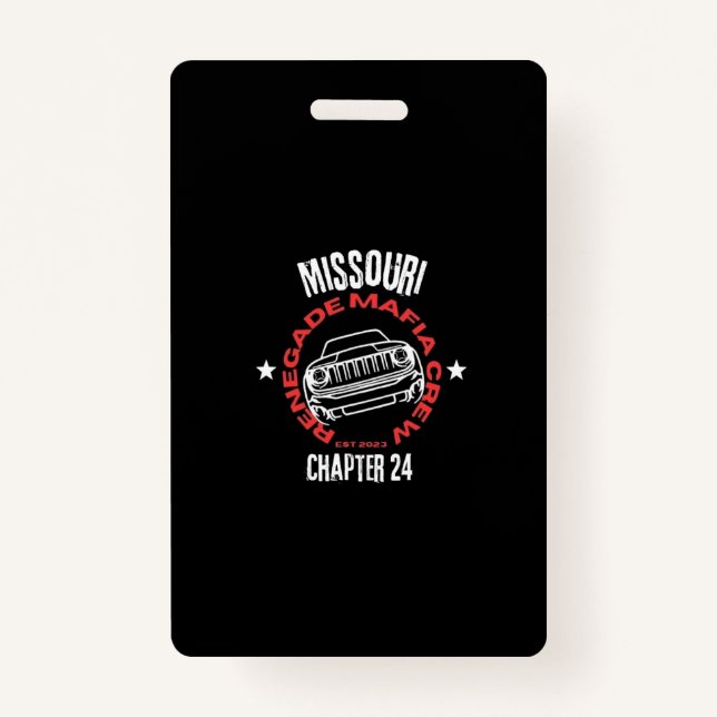 Renegade Mafia Crew Missouri Chapter Badge (Front)