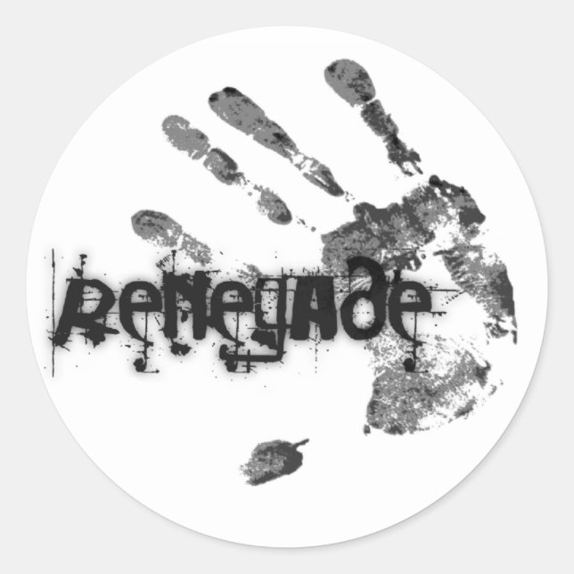 Renegade Sticker Sheet (Front)