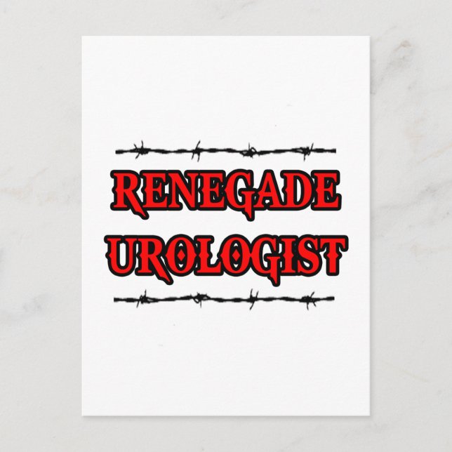 Renegade Urologist Postcard (Front)
