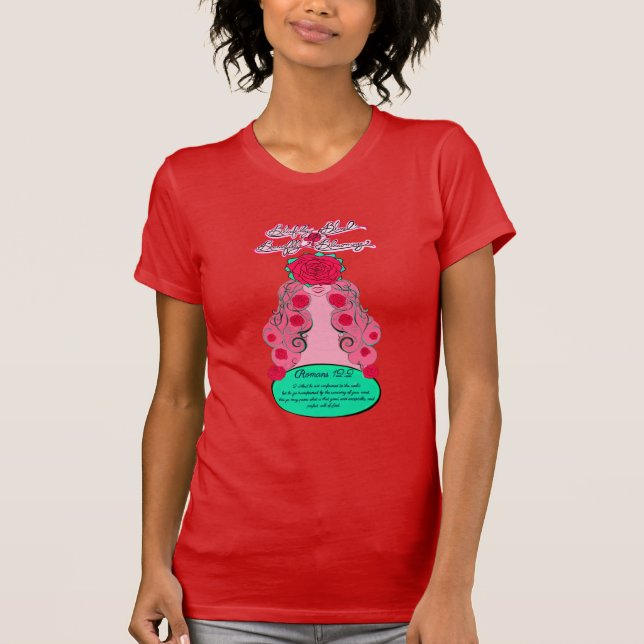 Renew Your Mind - Blushing Rose T-Shirt (Front)