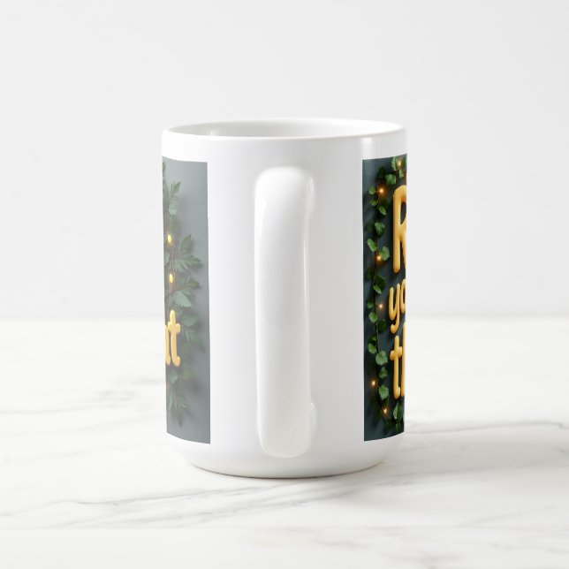 Renew Your Mind with Thoughts Inspirational Wall A Coffee Mug (Handle)