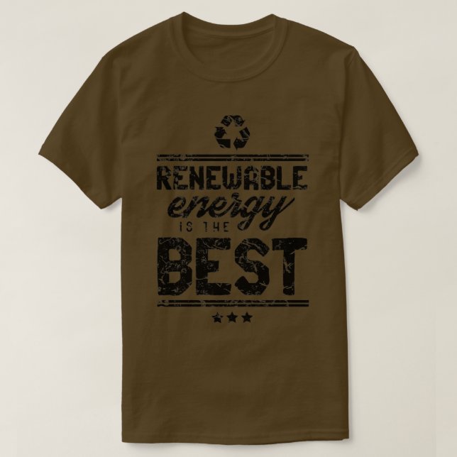 Renewable energy 43 T-Shirt (Design Front)