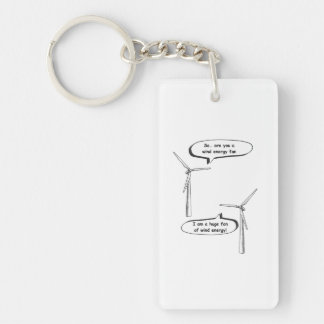 Renewable Energy I'm A Huge Fan – Wind Energy Keychain