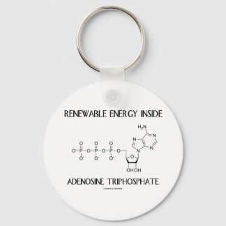 Renewable Energy Inside Adenosine Triphosphate Keychain