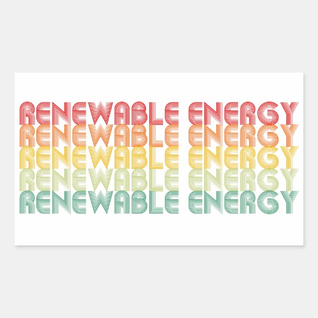 Renewable Energy Sticker (Front)