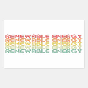 Renewable Energy Sticker