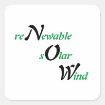 Renewable Energy Sticker