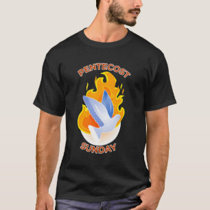 Renewal And Rebirth Flames Of Pentecost Dove T-Shirt
