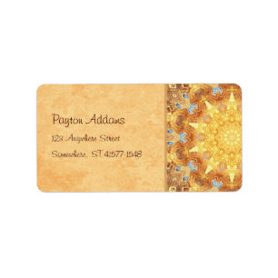 Renewal Mandala Address Label
