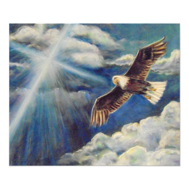 Renewed Strength: Eagle Wings Photo Print (Front)
