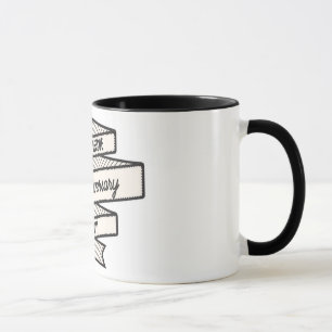 RENIFLEZ l'anniversaire - tasse de logo d'Edition