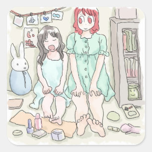 Renji Samu Square Sticker