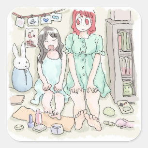 Renji Samu Square Sticker