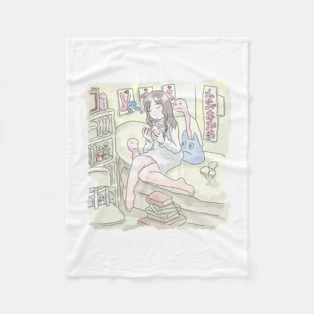 Renji Sanni Fleece Blanket (Front)