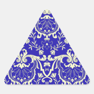 Rennaisance Damask #1 @ Sonolotre Triangle Sticker