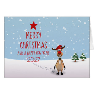 Renne drôle Nouvel An Arbre de Noël 2026