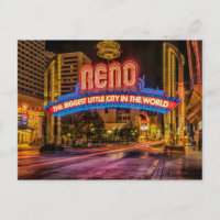 Reno Arch Postcard