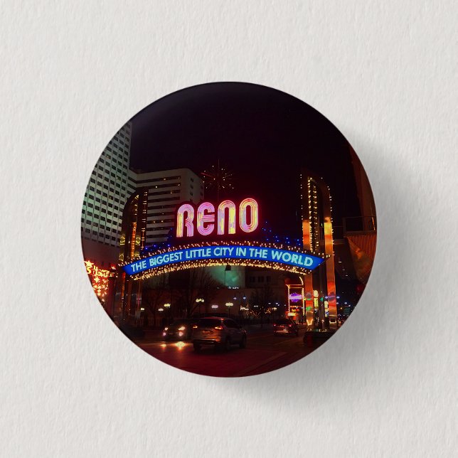 Reno Arch Sign #1 Button (Front)