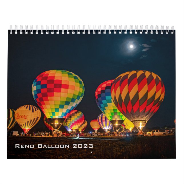 Reno Balloon 2023 Calendar (Cover)