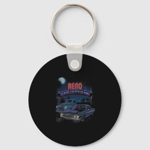 Reno Car Cruise Show Nevada American Vintage Truck Keychain