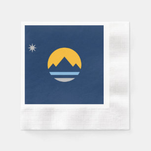 Reno city flag napkin